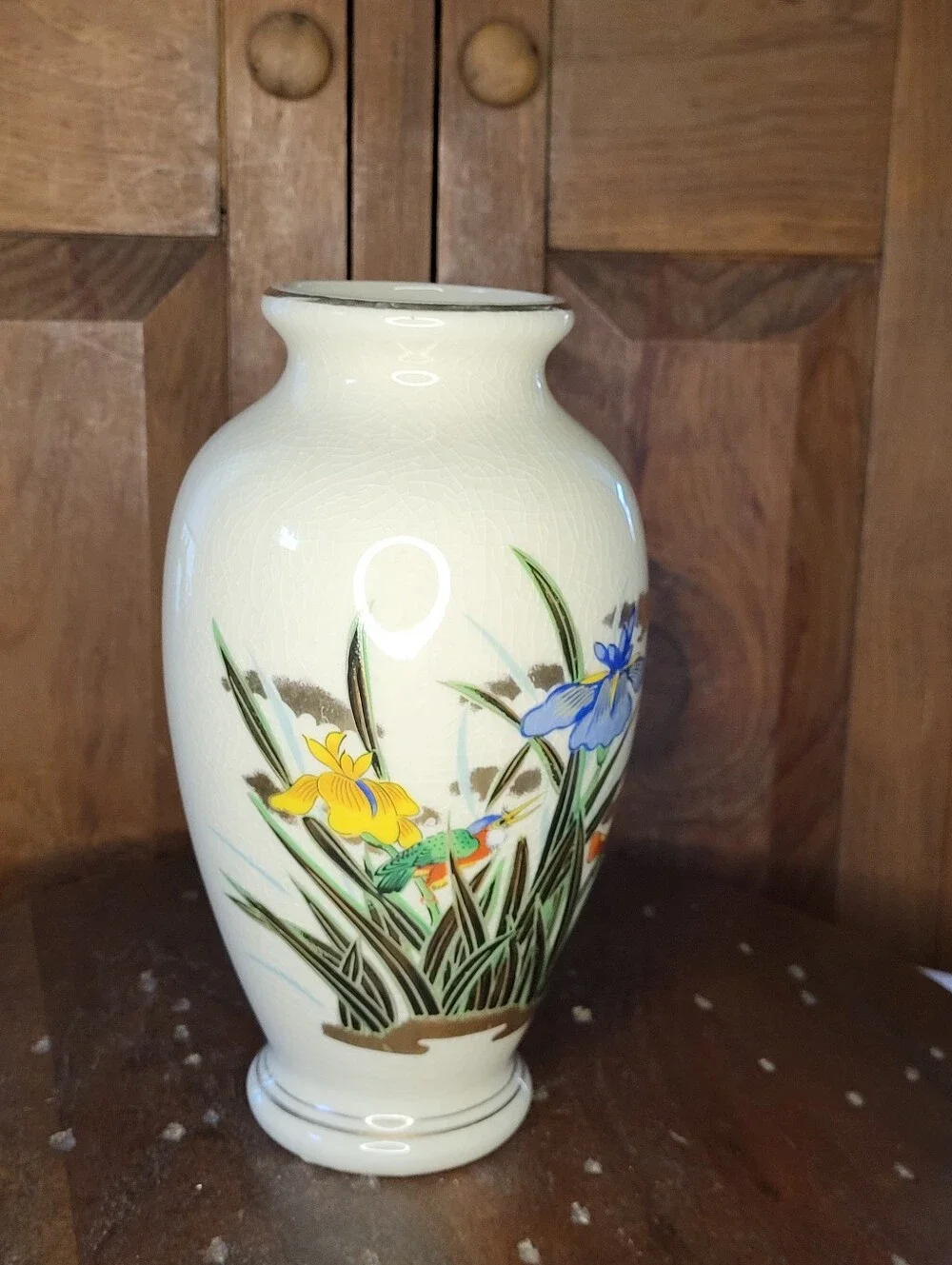 Vintage Floral Vase